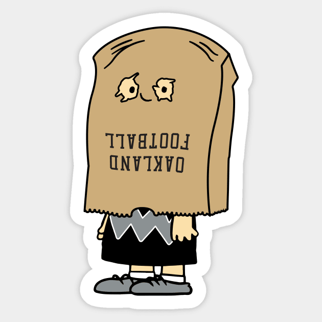 Oakland Bag Of Shame Sticker by unsportsmanlikeconductco